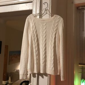 Cream J Crew sweater